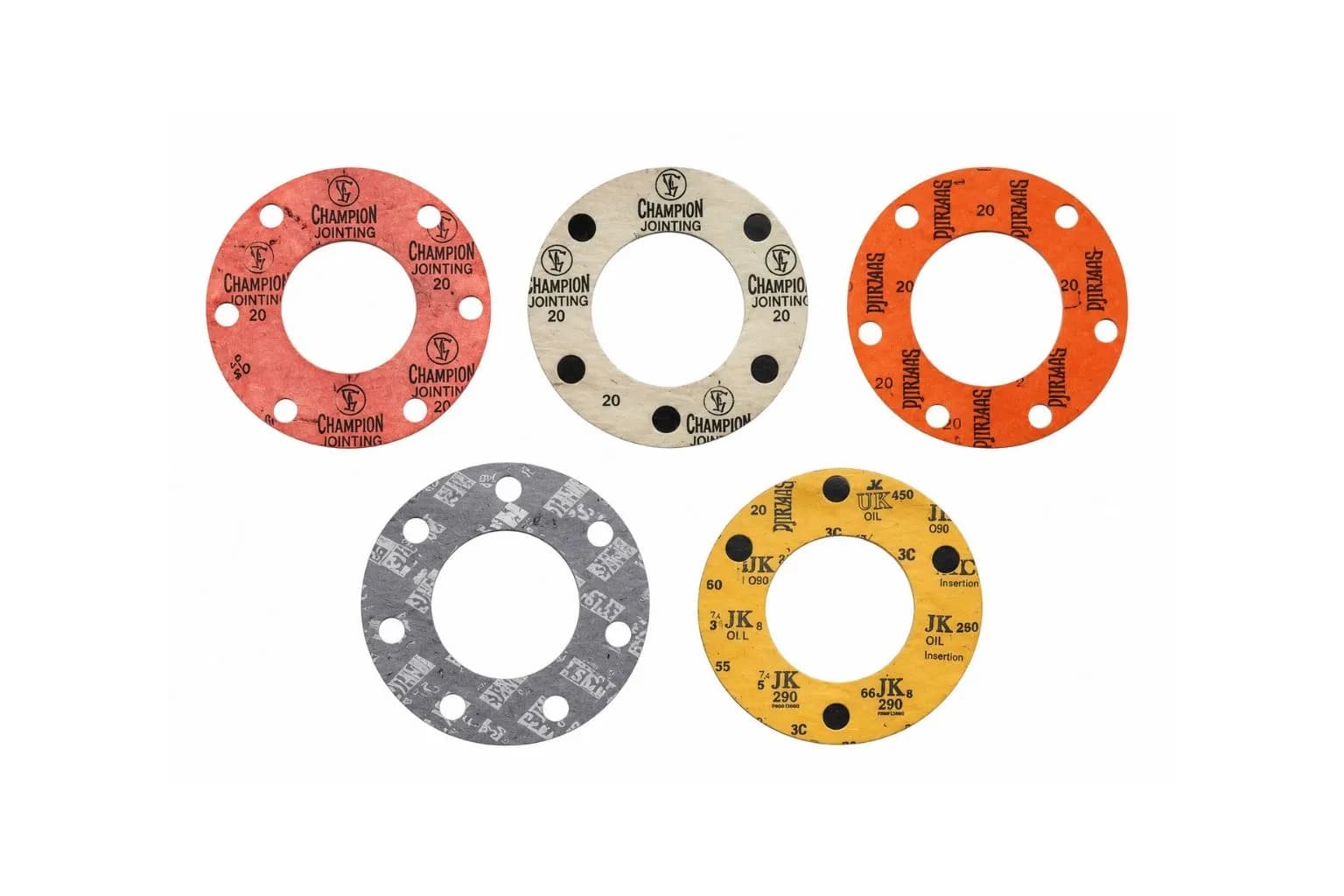 Compressed fibre jointing gasket for general industrial service