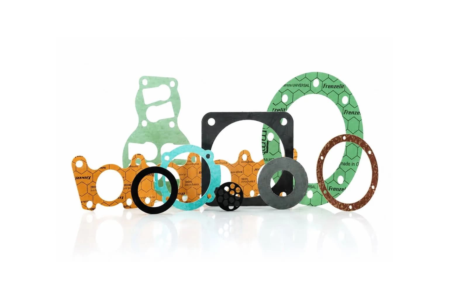 Flat sheet cut gasket in industrial jointing material
