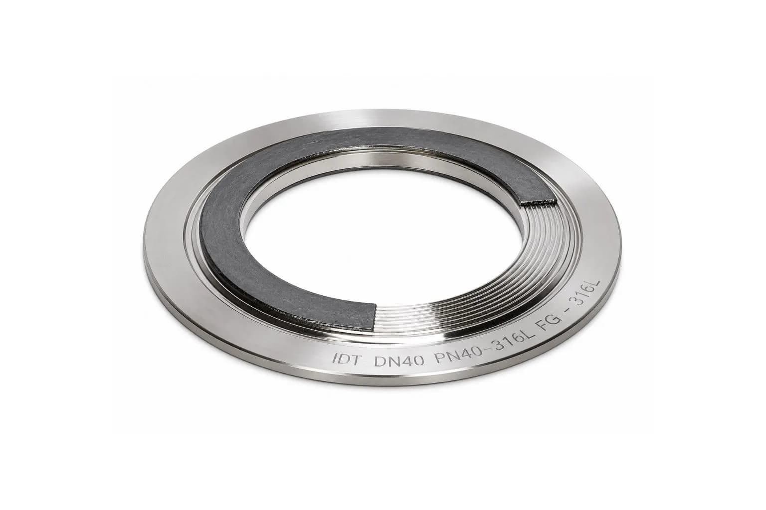 Grooved metal gasket with machined sealing grooves for high-pressure flange service